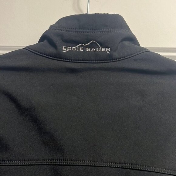 Eddie Bauer black lightweight zip up jacket size Tall L - Picture 8 of 13